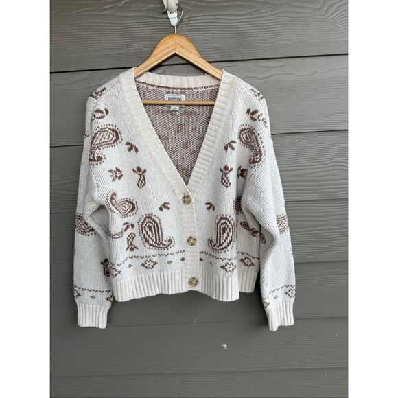 American Eagle oversized bandana print cardigan - Picture 2 of 6